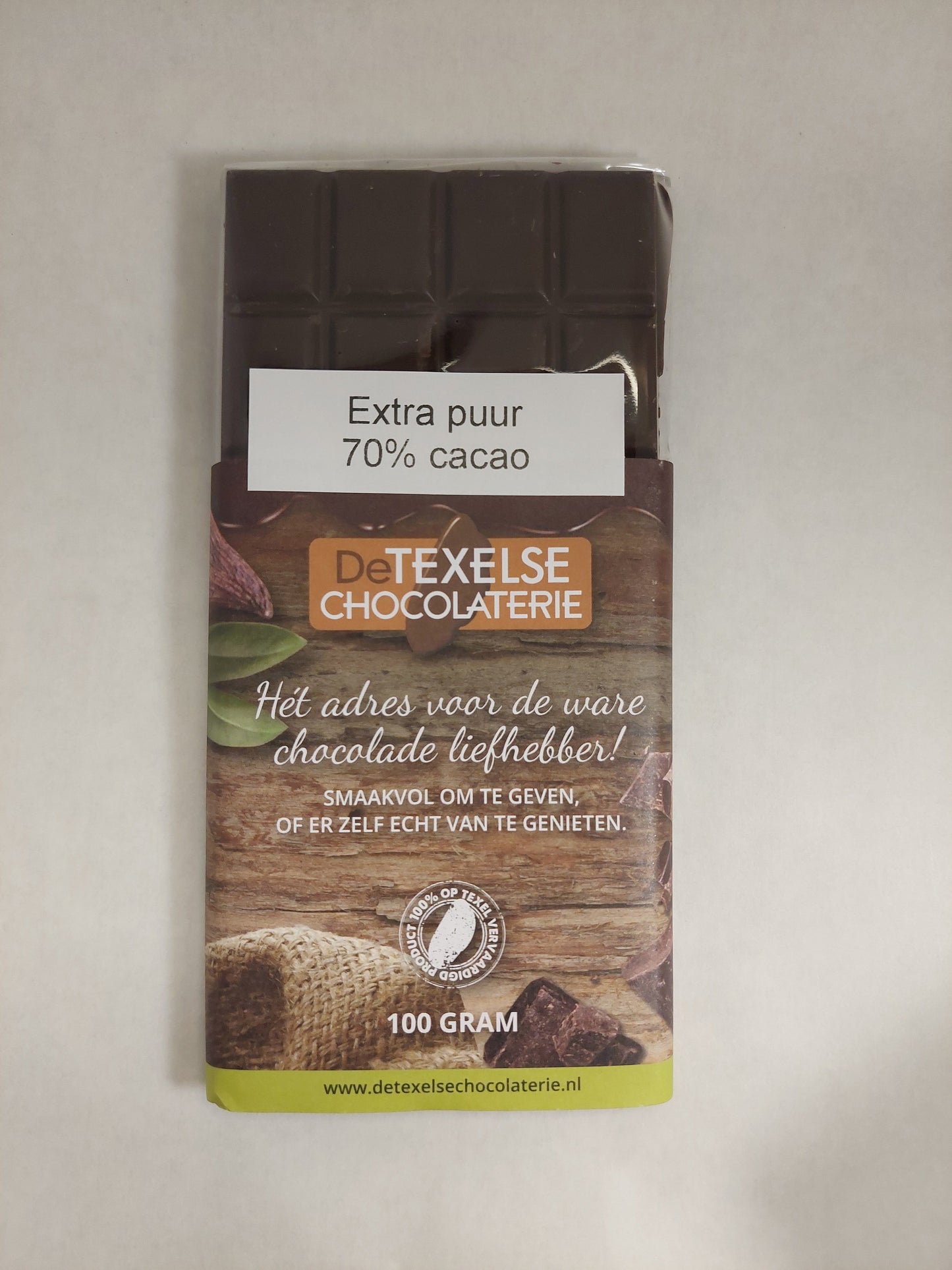 Chocoladereep extra puur 70%