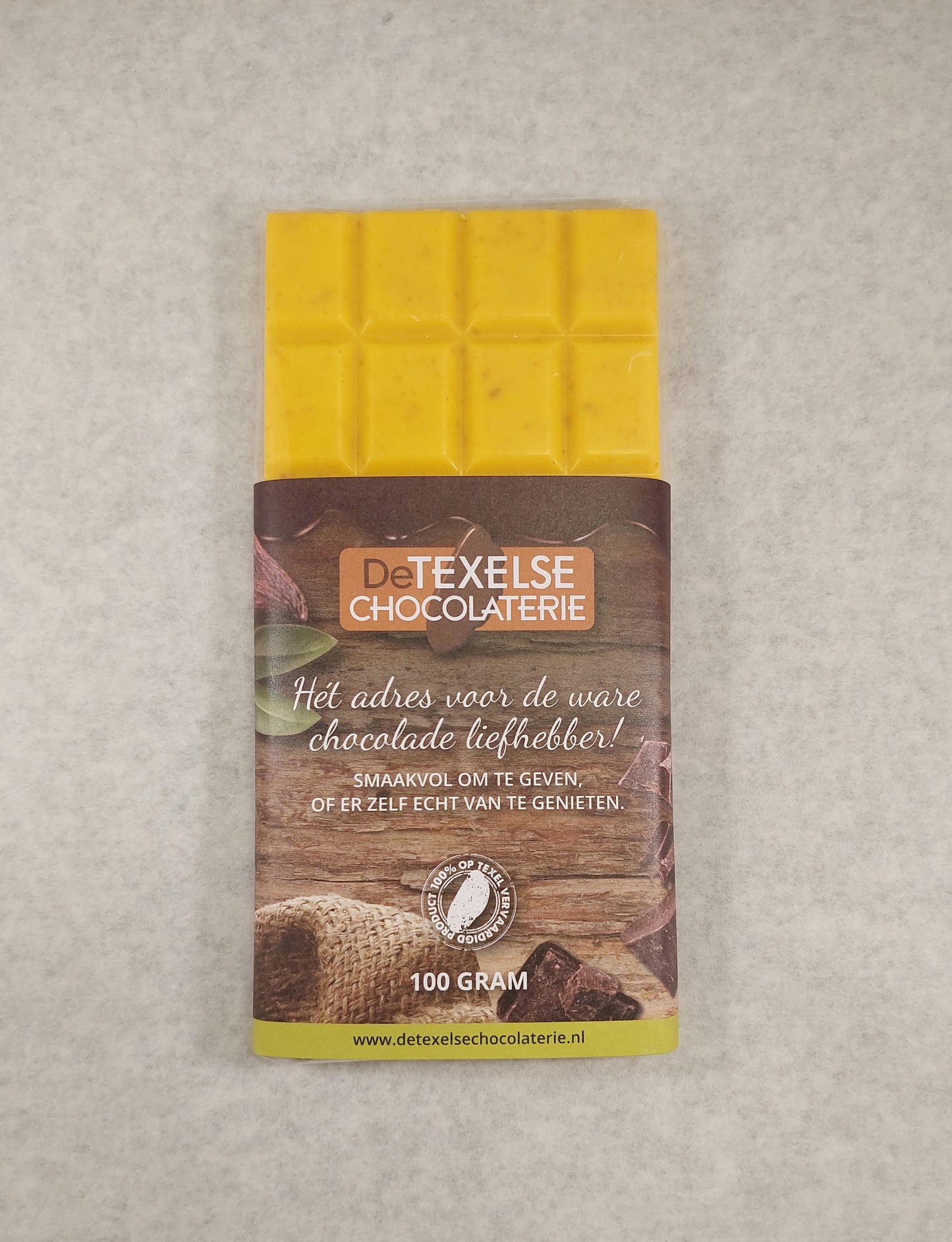 Chocoladereep met bitterkoekjes