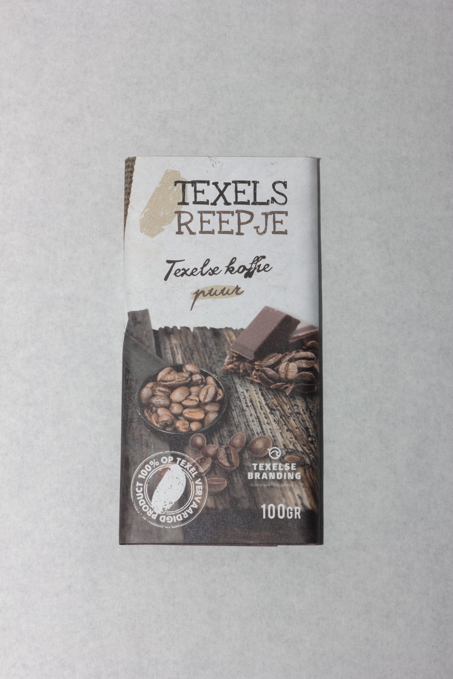 Chocoladereep puur met koffie