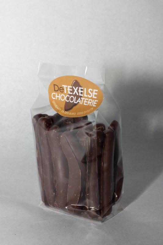 Sinaasappelstaafjes met pure chocolade