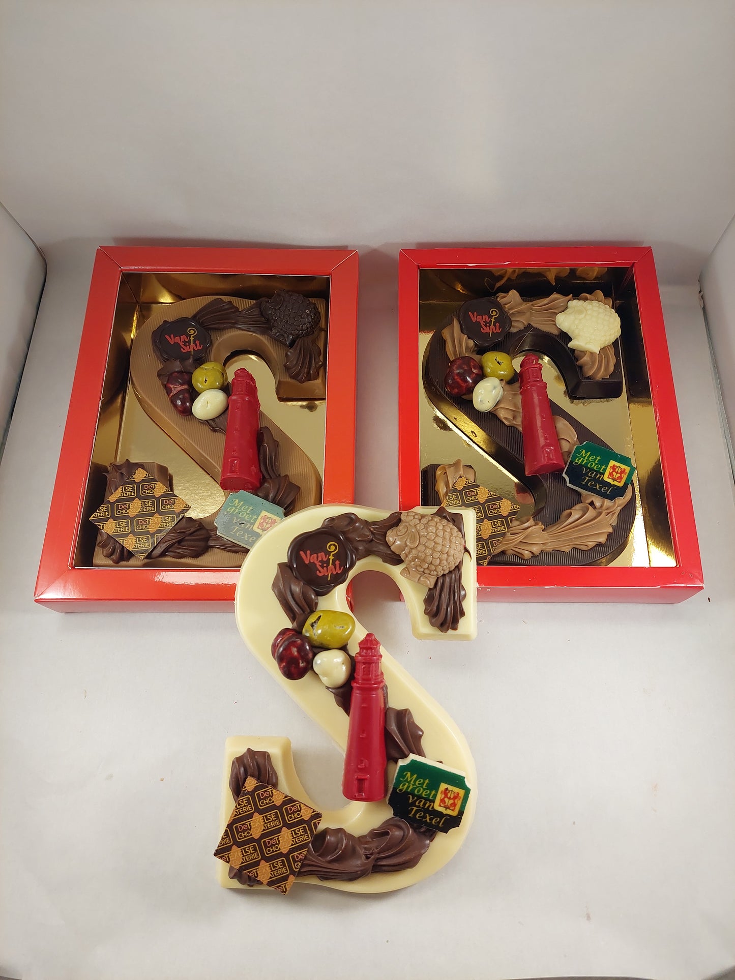 Sinterklaas chocoladeletter groot